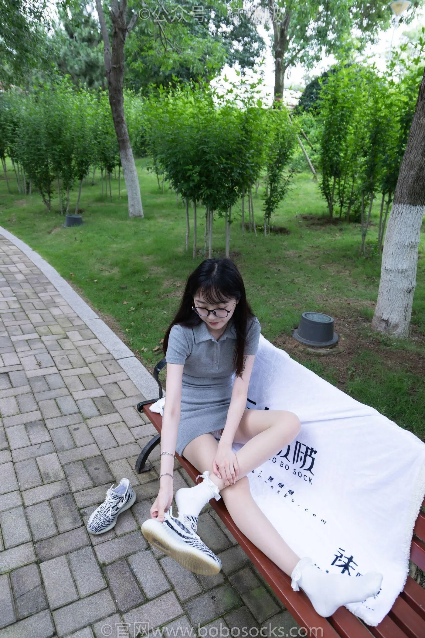 [BoBoSocks袜啵啵]NO.019 稚予-椰子、白棉袜、肉丝 [147P]插图1
